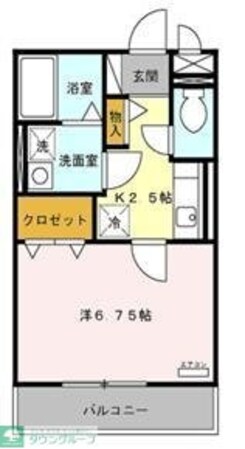 シャルムセジュールの物件間取画像